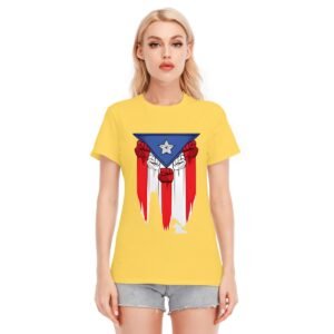 "Puerto Rican Strength" Women's T-Shirt – Boldly Embrace Your Roots!