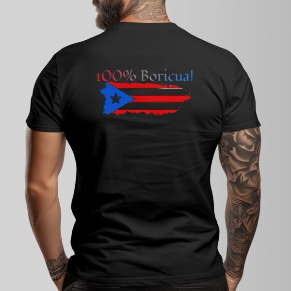 "100% Boricua" Men's T-Shirt – Wear Your Puerto Rican Pride Boldly!