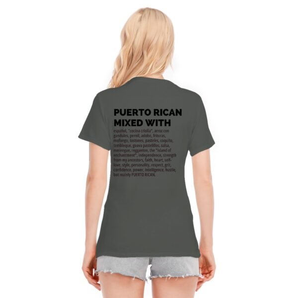 "Puerto Rican Mixed With" Women's T-Shirt – Wear Your Culture Proudly