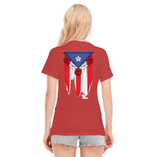 "Puerto Rican Strength" Women's T-Shirt – Boldly Embrace Your Roots!