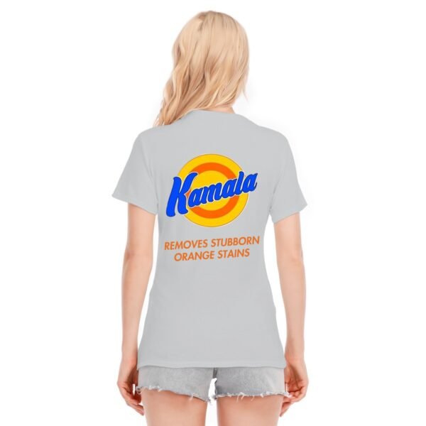 "Kamala Removes Stubborn Orange Stains" Women's T-Shirt – Clean Up in Style!