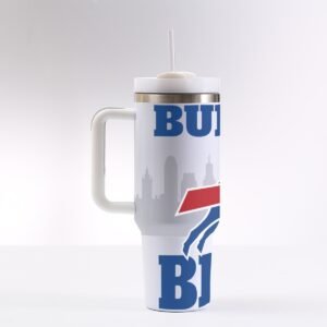 Buffalo Bills 40 oz Stainless Steel Tumbler – Hydration for True Fans!