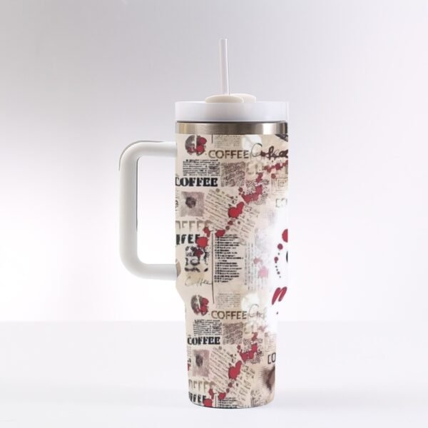 40 oz ‘I Run on Coffee & Murder Shows’ Stainless Steel Tumbler – Fuel Your Obsession!
