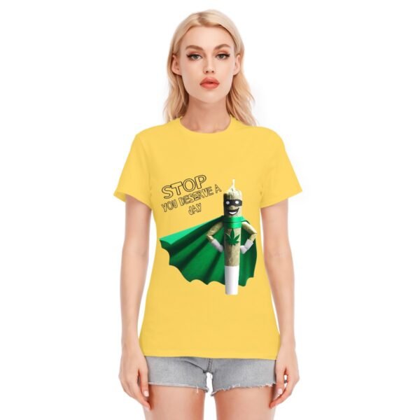 Women’s “Stop! You Deserve a Jay” T-Shirt | Women’s Custom Tee
