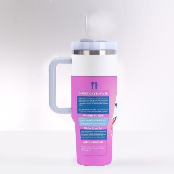 40 oz ‘B*tch Be Gone’ Stainless Steel Tumbler – Sip with Confidence, Spray with Sass!