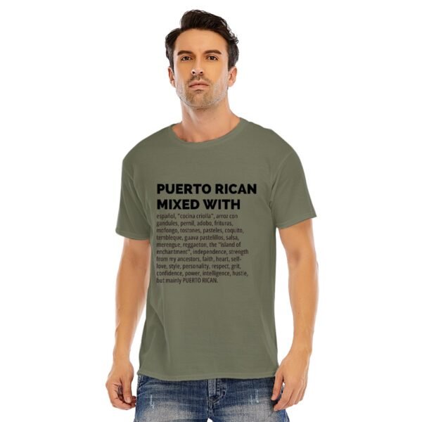 "Puerto Rican Mixed With" Men's T-Shirt – Celebrate Your Roots