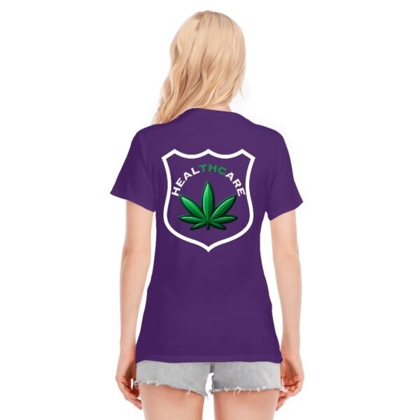 "Healthcare" Women's Dark T-Shirt – Advocate for the Green Way!