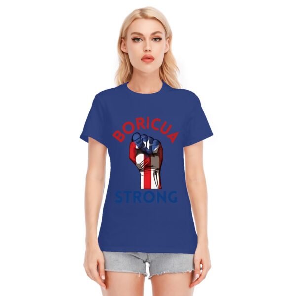 "Boricua Strong" Women's T-Shirt – Wear Your Strength with Pride!