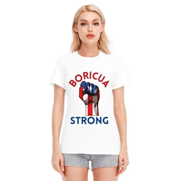 "Boricua Strong" Women's T-Shirt – Wear Your Strength with Pride!