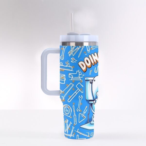 40 oz ‘Doing Dad Sh*t’ Stainless Steel Tumbler – For the Dads Who Do It All!