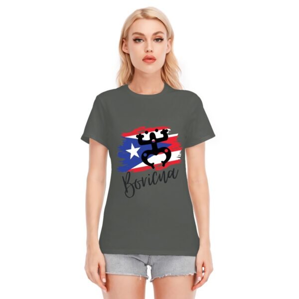 "Boricua" Women's T-Shirt – Celebrate Your Puerto Rican Heritage!