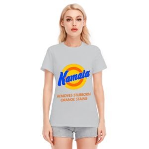 "Kamala Removes Stubborn Orange Stains" Women's T-Shirt – Clean Up in Style!