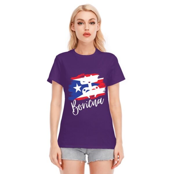 "Boricua" Women's Dark T-Shirt – Celebrate Your Puerto Rican Heritage!