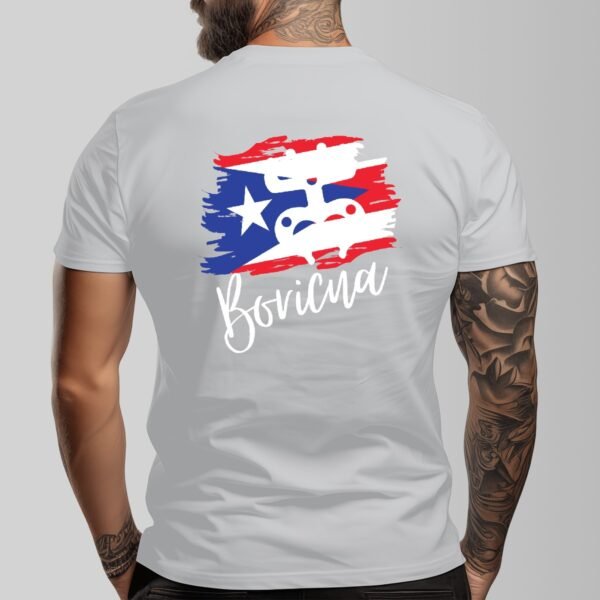 "Boricua" Men's Dark T-Shirt – Proudly Represent Your Puerto Rican Roots!