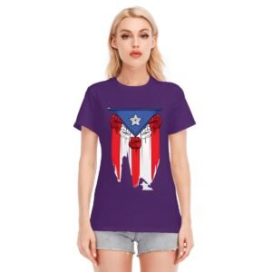 "Puerto Rican Strength" Women's T-Shirt – Boldly Embrace Your Roots!