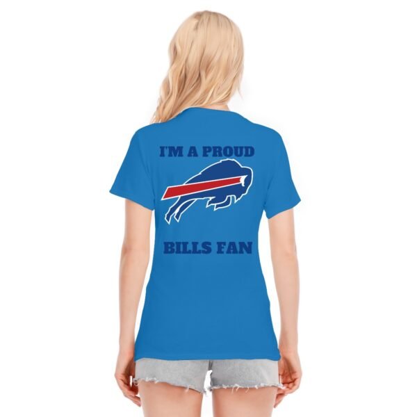 "I'm a Proud Bills Fan" Women's T-Shirt – Boldly Show Your Team Pride!
