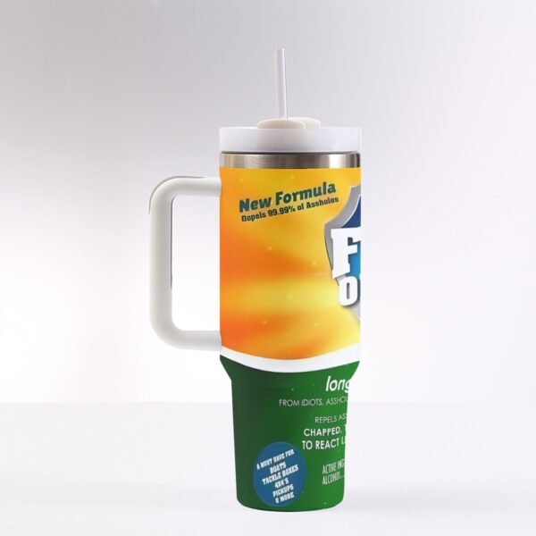 "40 oz ‘F*ck Off Bud’ Stainless Steel Tumbler – Keep Your Drink Hot and Your Vibe Chill!"