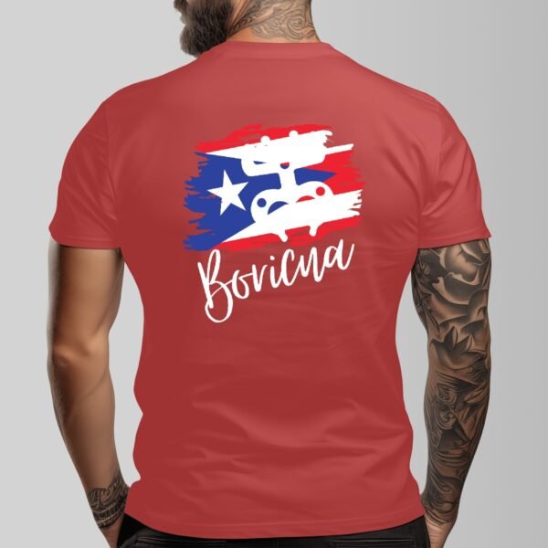 "Boricua" Men's Dark T-Shirt – Proudly Represent Your Puerto Rican Roots!