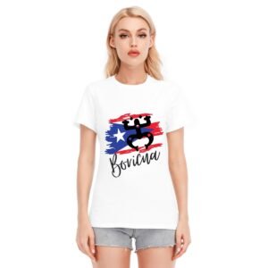 "Boricua" Women's T-Shirt – Celebrate Your Puerto Rican Heritage!