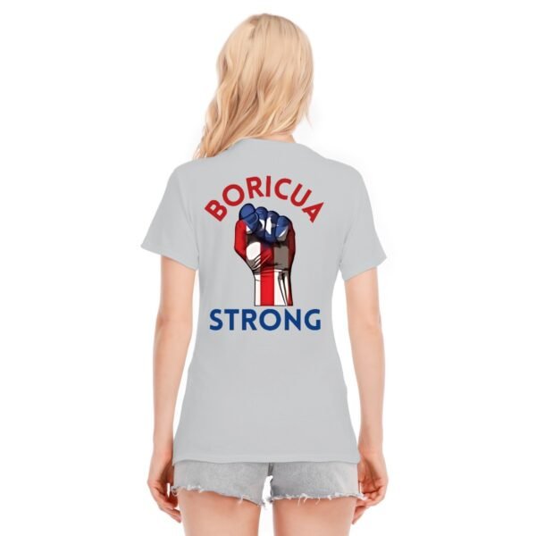 "Boricua Strong" Women's T-Shirt – Wear Your Strength with Pride!