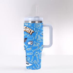 40 oz ‘Doing Dad Sh*t’ Stainless Steel Tumbler – For the Dads Who Do It All!