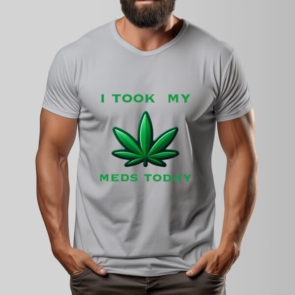 "I Took My Meds Today" Men's T-Shirt – Chill Out and Keep It Real!