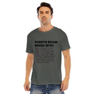 "Puerto Rican Mixed With" Men's T-Shirt – Celebrate Your Roots