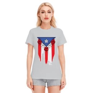 "Puerto Rican Strength" Women's T-Shirt – Boldly Embrace Your Roots!