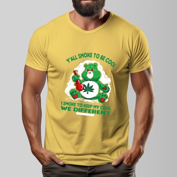 "We Different" Men's T-Shirt – Smoke to Keep Your Cool!