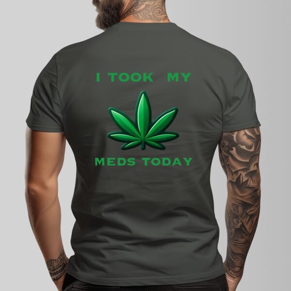 "I Took My Meds Today" Men's T-Shirt – Chill Out and Keep It Real!