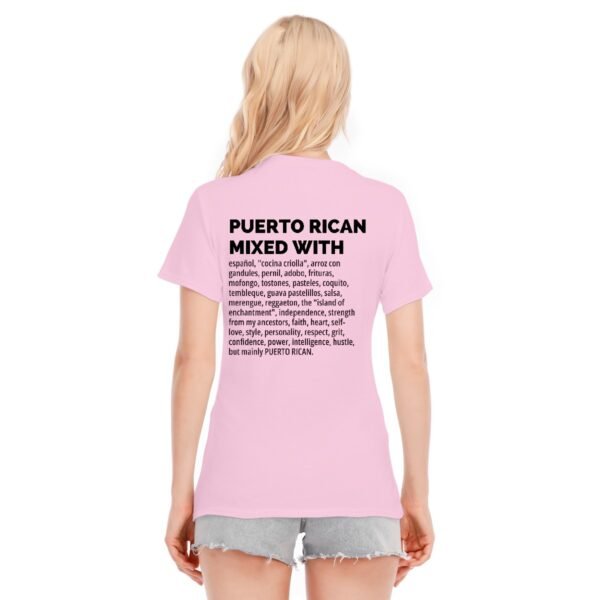 "Puerto Rican Mixed With" Women's T-Shirt – Wear Your Culture Proudly
