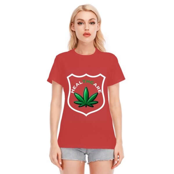 "Healthcare" Women's Dark T-Shirt – Advocate for the Green Way!