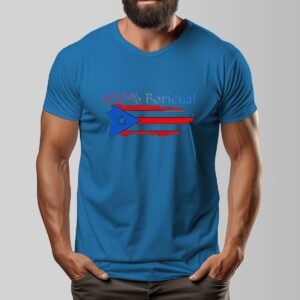 "100% Boricua" Men's T-Shirt – Wear Your Puerto Rican Pride Boldly!