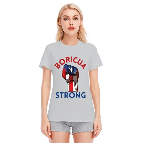 "Boricua Strong" Women's T-Shirt – Wear Your Strength with Pride!