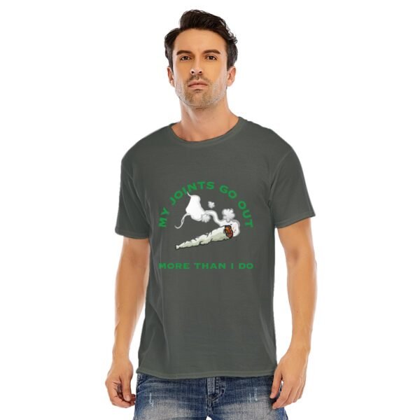 "My Joints Go Out More Than I Do" Men's T-Shirt – Keep It Real, Keep It Laid-Back!