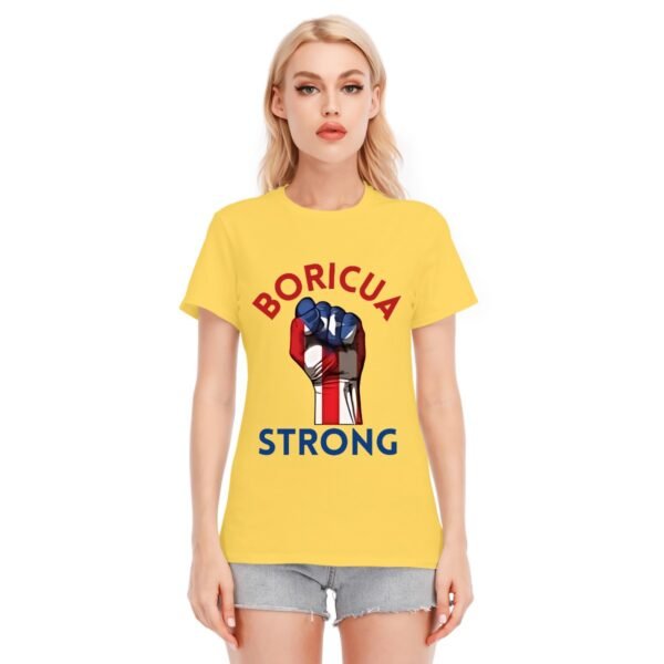 "Boricua Strong" Women's T-Shirt – Wear Your Strength with Pride!