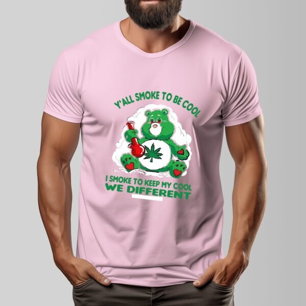 "We Different" Men's T-Shirt – Smoke to Keep Your Cool!