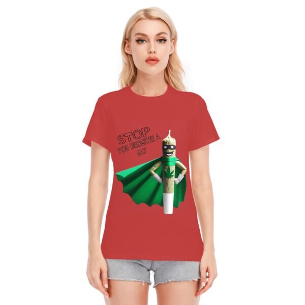Women’s “Stop! You Deserve a Jay” T-Shirt | Women’s Custom Tee