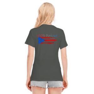 "100% Boricua" Women's T-Shirt – Flaunt Your Puerto Rican Pride!