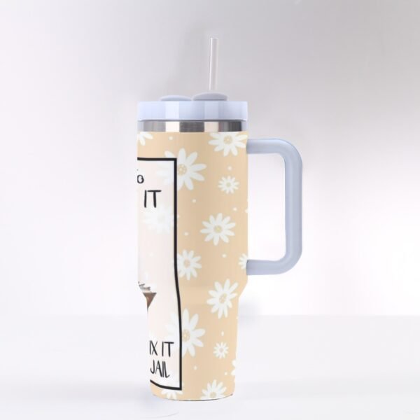 40 oz ‘Let God Fix It’ Stainless Steel Tumbler – For When You’re Feeling Holy, But Also Kinda Dangerous
