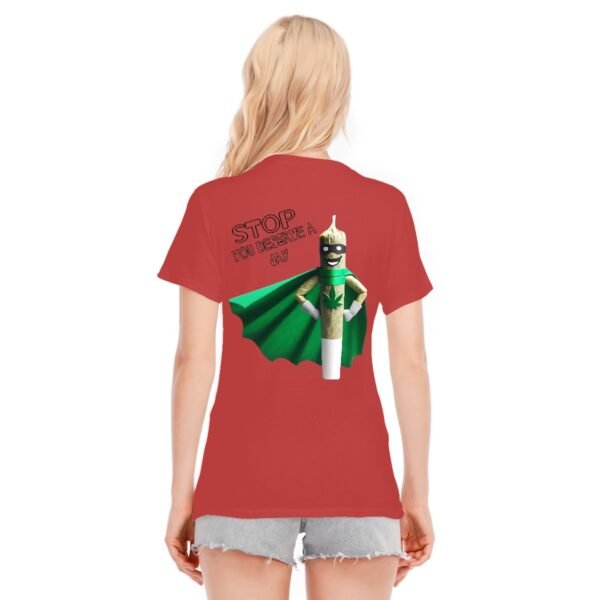Women’s “Stop! You Deserve a Jay” T-Shirt | Women’s Custom Tee