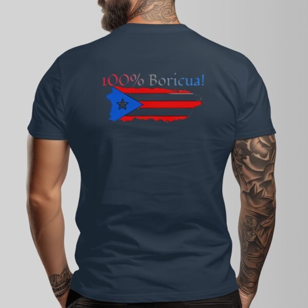 "100% Boricua" Men's T-Shirt – Wear Your Puerto Rican Pride Boldly!