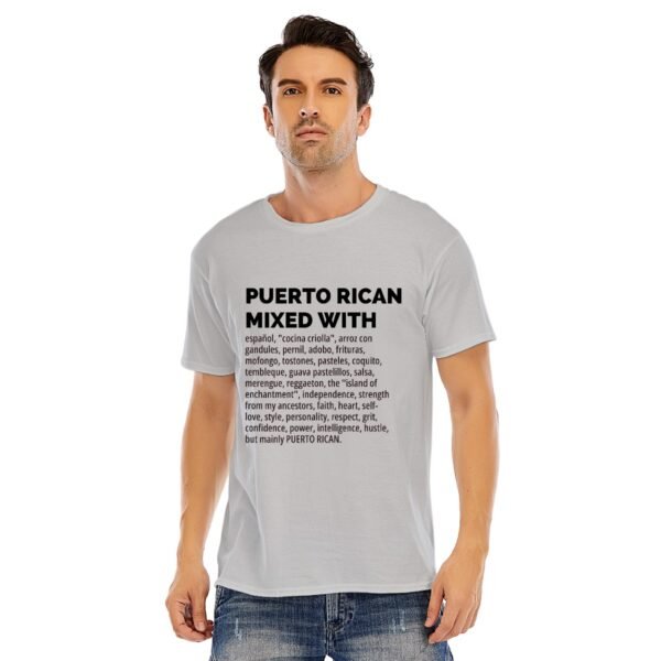 "Puerto Rican Mixed With" Men's T-Shirt – Celebrate Your Roots