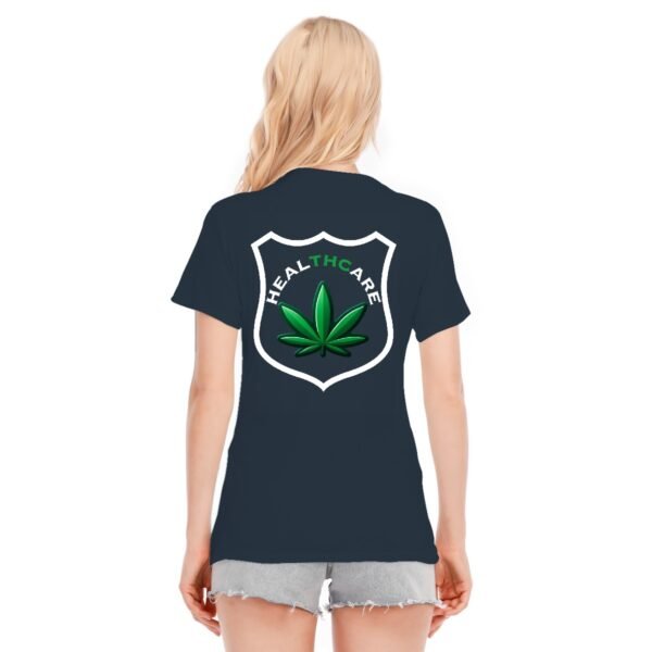 "Healthcare" Women's Dark T-Shirt – Advocate for the Green Way!