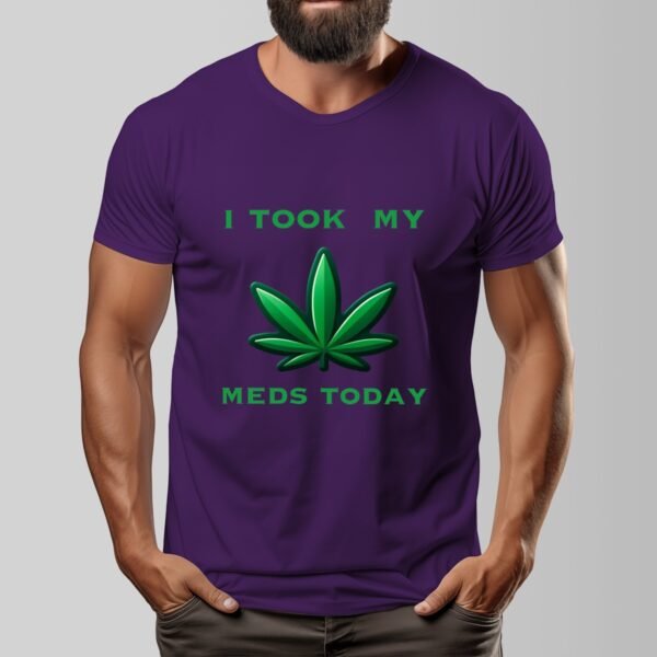 "I Took My Meds Today" Men's T-Shirt – Chill Out and Keep It Real!