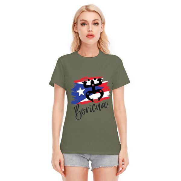 "Boricua" Women's T-Shirt – Celebrate Your Puerto Rican Heritage!