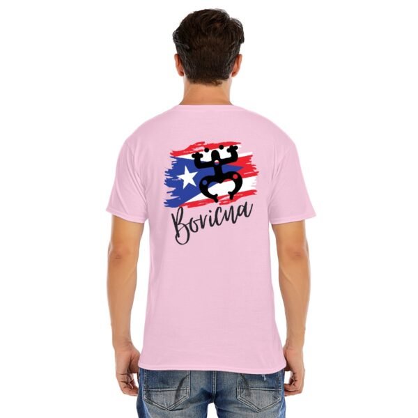 "Boricua" Men's T-Shirt – Proudly Represent Your Puerto Rican Roots!