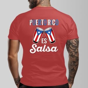 "Puerto Rico es Salsa" Men's T-Shirt – Dance to Your Roots!