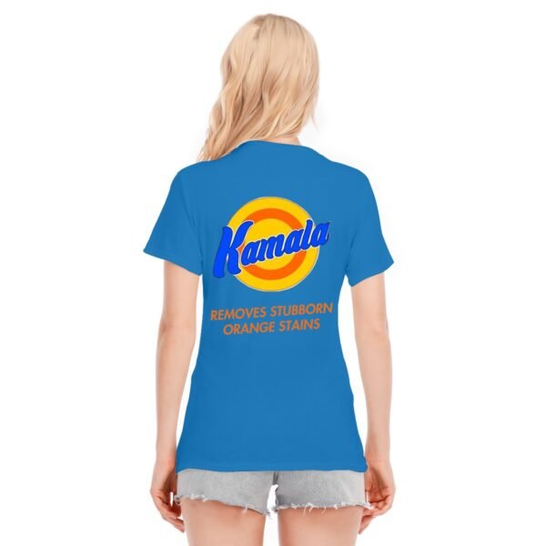 "Kamala Removes Stubborn Orange Stains" Women's T-Shirt – Clean Up in Style!