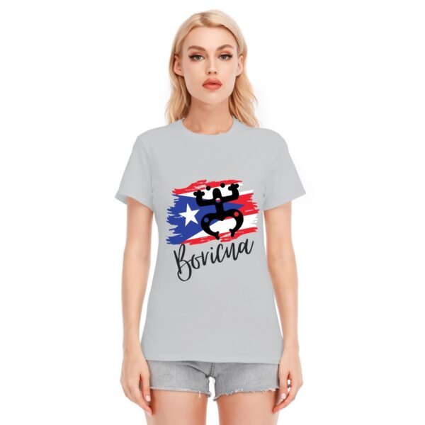 "Boricua" Women's T-Shirt – Celebrate Your Puerto Rican Heritage!